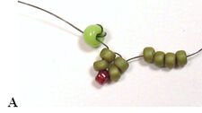 Seed beads on thread